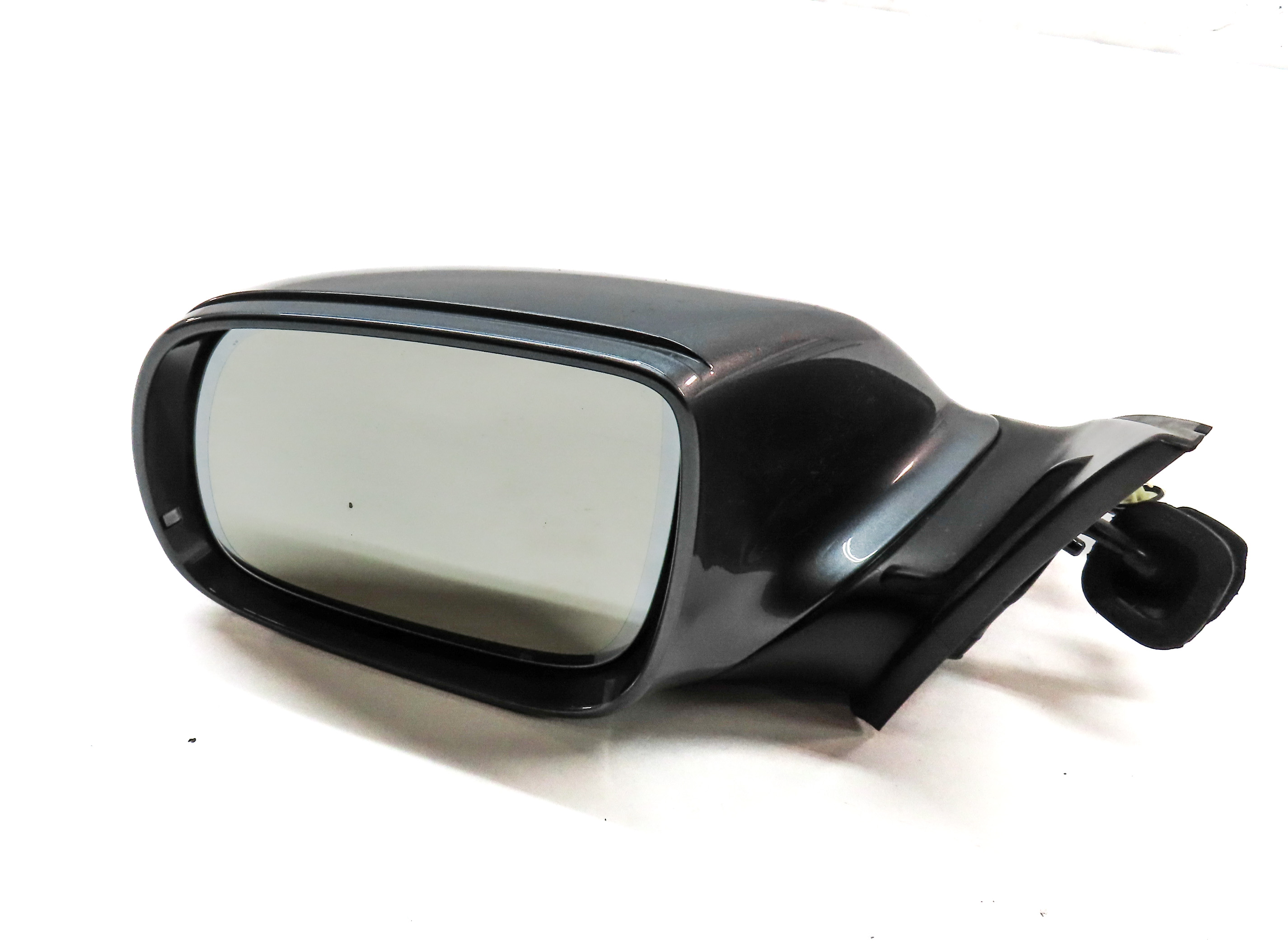 09-14 AUDI Q5 (8R) LEFT P-FOLD HEAT AUTODIM MEMORY DOOR MIRROR w/ LIGHT (GRAY) — exact item pictured
